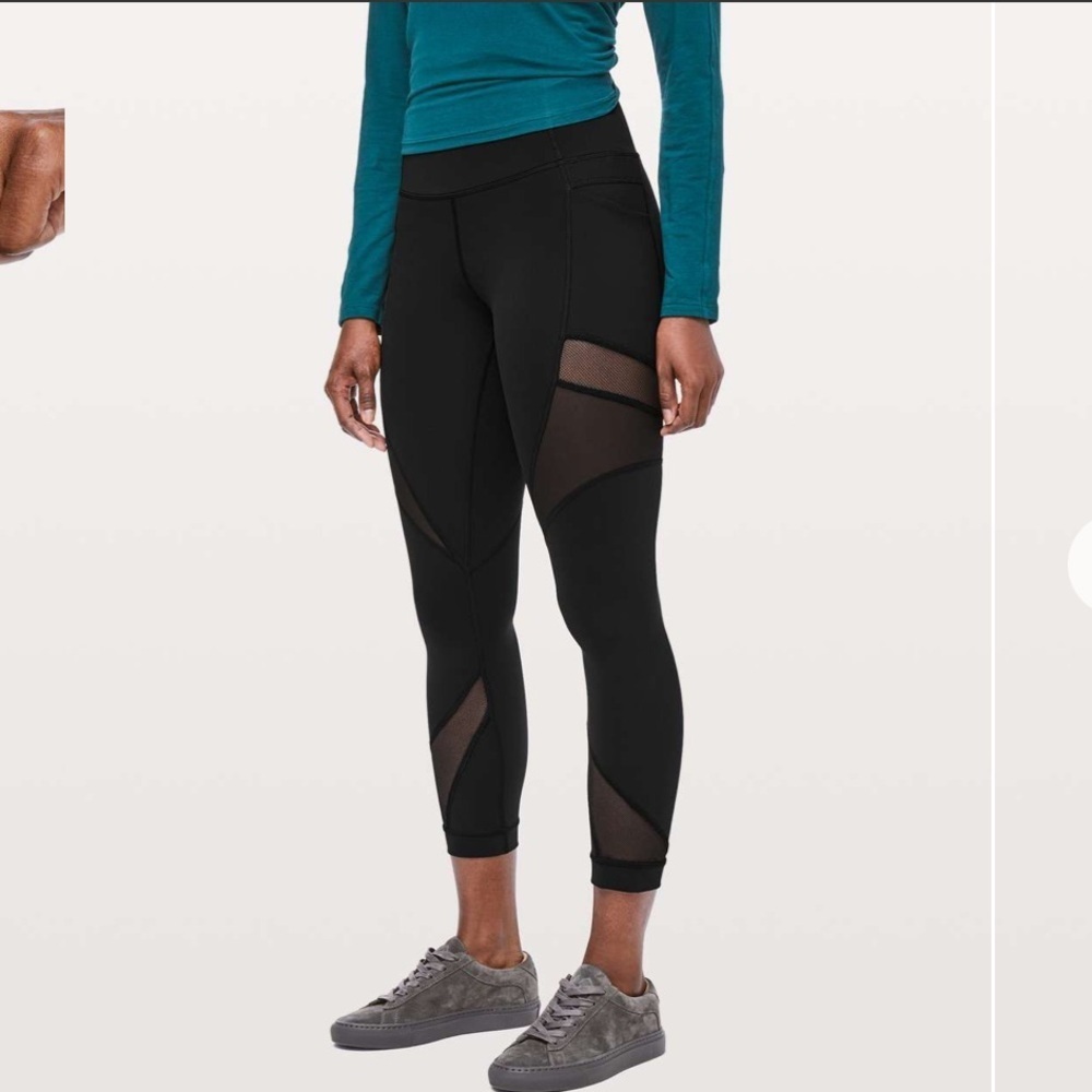 Lululemon Mesh In Motion Crop *23"